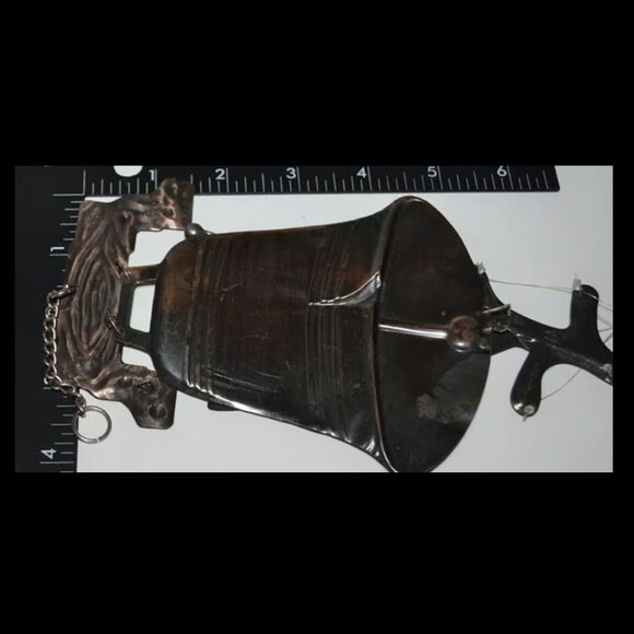Liberty Bell Windchimes Metal With Box 1975 Home Decor Outdoor Decor - Picture 6 of 6
